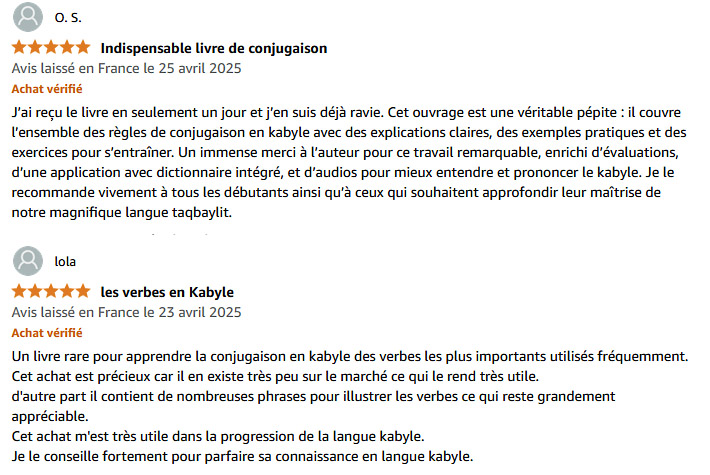 avis-clients-livre-conjugaison-kabyle